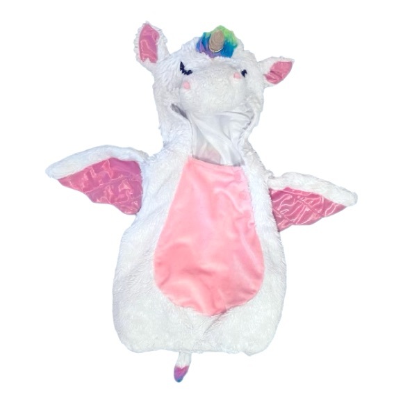 Halloween Costume Infant Rainbow Unicorn White and Pink Really Cute - Picture 5 of 6